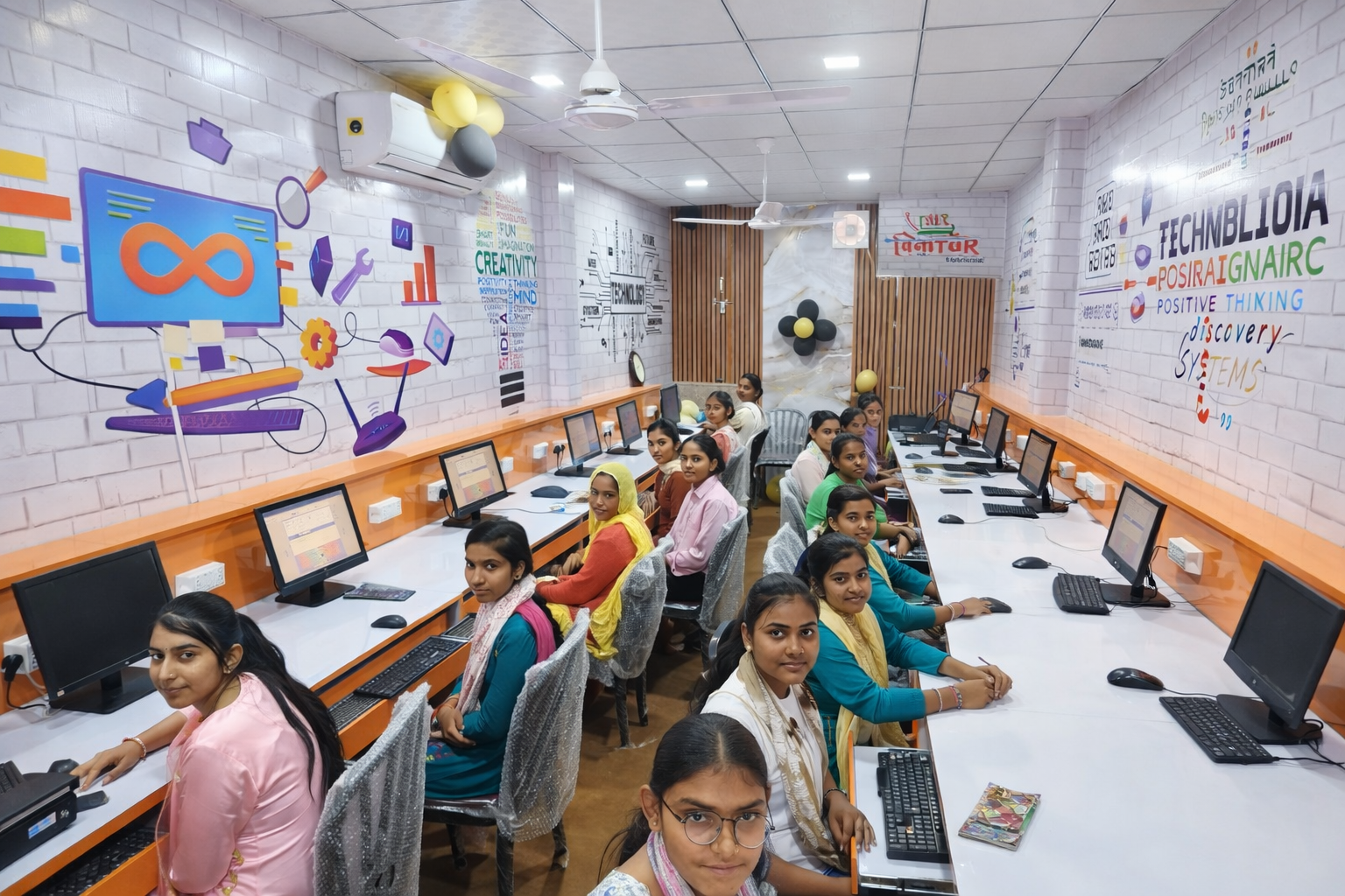 Vinayak Academy classroom computers